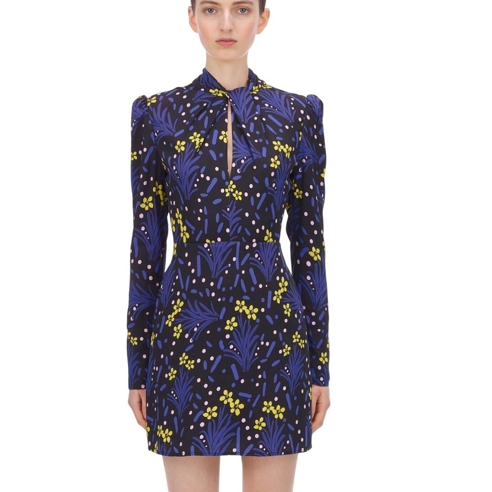 Self-Portrait Floral Mini Dress